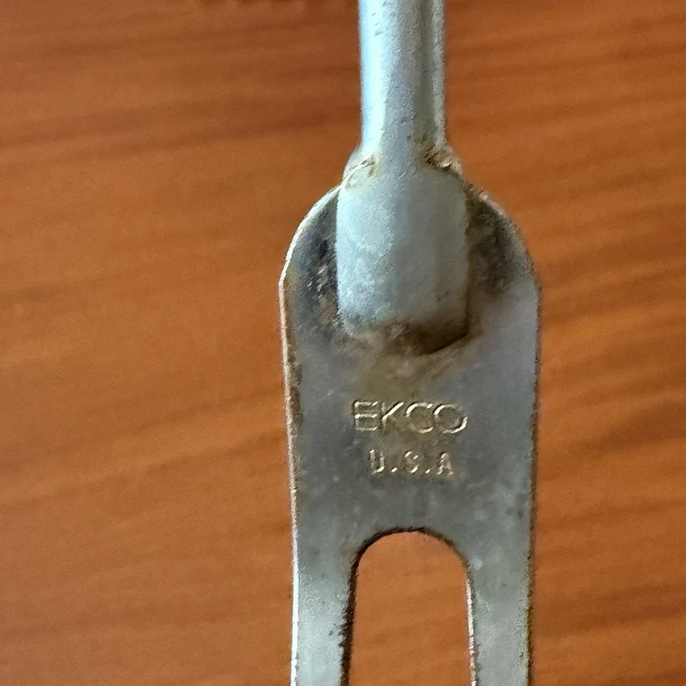 Vintage EKCO USA Carving Fork — Rare 13